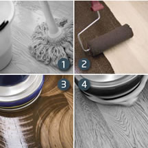 Verarbeitung und Anwendung WoCa Colour Oil With Colour Oil you can colour and protect wood floors.